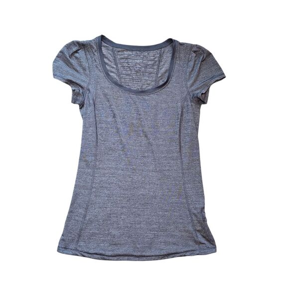 Lululemon Back On Track Short Sleeve Tech - Coal - Picture 2 of 9
